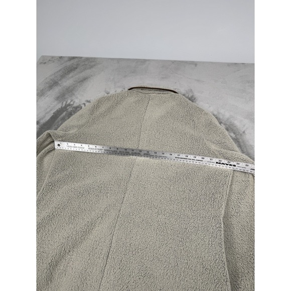 KUHL Clifton Snap Fleece Jacket XL Beige Long Overcoat Hiking Outdoors Light - Picture 7 of 9